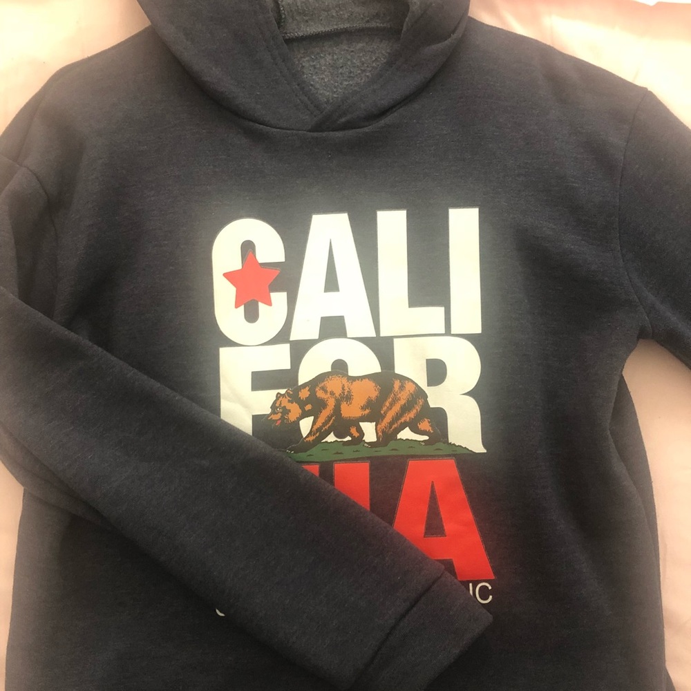 new unworn, grey hoodie